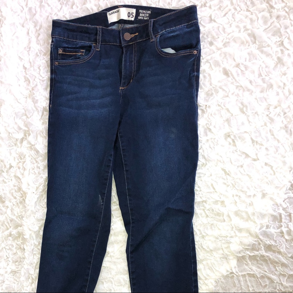 Dark Wash Garage Jeans - Picture 3 of 4